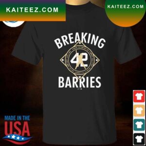 Astros players wearing breaking barriers courage determination teamwork T-shirt