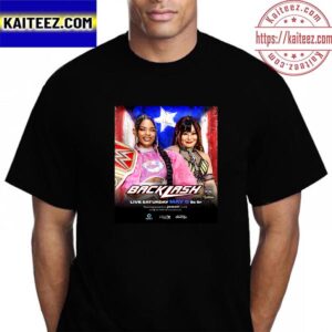 Bianca Belair Vs Iyo Sky At WWE Backlash For WWE Raw Womens Champion Vintage T-Shirt