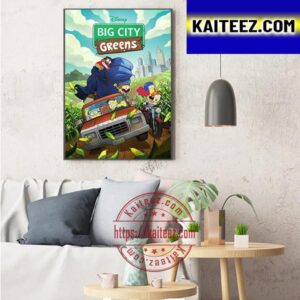 Big City Greens Of Disney Official Poster Art Decor Poster Canvas