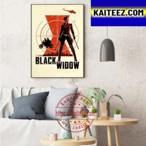 Black Widow New Poster Marvel Studios Art Decor Poster Canvas