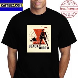 Black Widow New Poster Marvel Studios Vintage T-Shirt