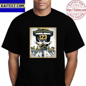 Boston Bruins 123 Points Is Most Points In Franchise History Vintage Tshirt