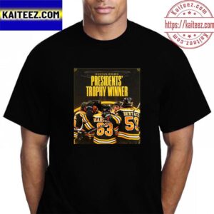 Boston Bruins Are The Presidents Trophy Winners 2023 Vintage Tshirt