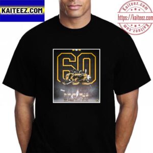 Boston Bruins With 60 Wins In A NHL Regular Season Vintage Tshirt