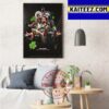 Baltimore Ravens Select Boston College WR Zay Flowers In The NFL Draft 2023 Art Decor Poster Canvas