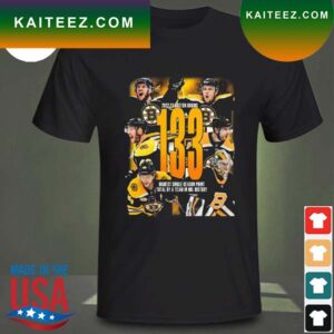 Boston bruins 2022 2023 133 highest single season point total by a team in nhl history T-shirt
