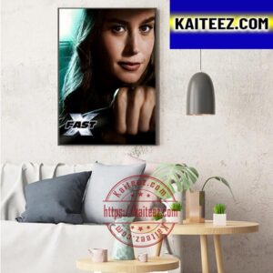 Brie Larson As Tess In Fast X 2023 Art Decor Poster Canvas