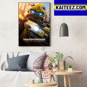 Bumblebee In Transformers Rise Of The Beasts Art Decor Poster Canvas