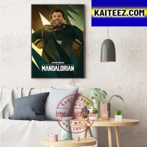 Captain Bombardier In The Mandalorian Star Wars Art Decor Poster Canvas