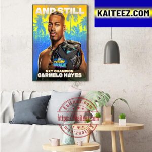 Carmelo Hayes And Still WWE NXT Champion At NXT Spring Breakin Art Decor Poster Canvas
