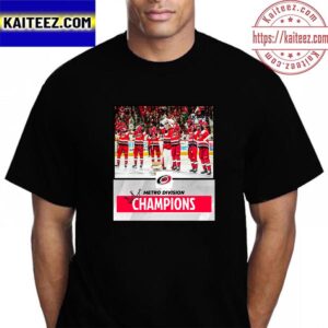 Carolina Hurricanes Are The Metro Division Champions Vintage T-Shirt