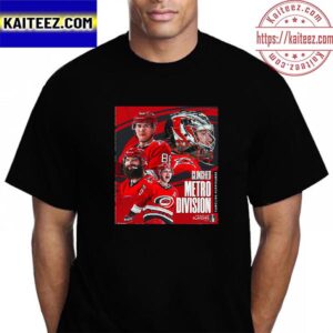 Carolina Hurricanes Clinched Metro Division Stanley Cup Playoffs 2023 Vintage T-Shirt