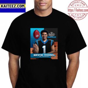 Carolina Panthers Select Alabama QB Bryce Young In The NFL Draft 2023 Vintage T-Shirt