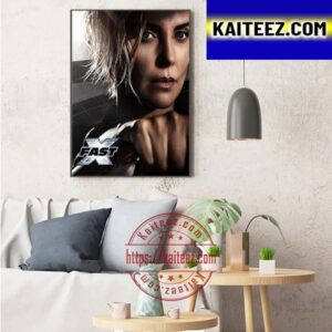 Charlize Theron As Cipher In Fast X 2023 Art Decor Poster Canvas