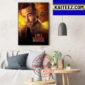 Chris Pine As Edgin The Bard In The Dungeons And Dragons Honor Among Thieves Art Decor Poster Canvas