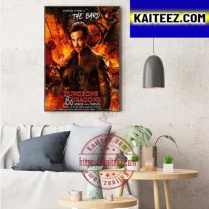 Chris Pine Is The Bard In Dungeons And Dragons Honor Among Thieves Art Decor Poster Canvas