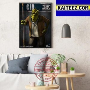 Cid In Star Wars The Bad Batch Art Decor Poster Canvas