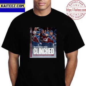 Colorado Avalanche Clinched 2023 Stanley Cup Playoffs Berth Vintage T-Shirt