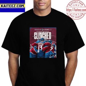Colorado Avalanche Clinched Stanley Cup Playoffs 2023 Vintage T-Shirt