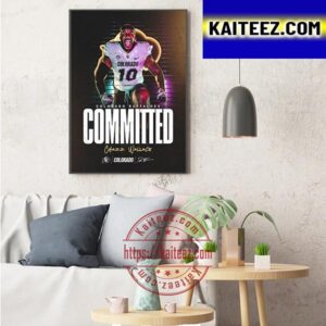 Colorado Buffaloes Committed Chazz Wallace Art Decor Poster Canvas