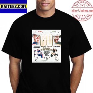 Connor McDavid And David Pastrnak 60 Goal Scorers In NHL Vintage T-Shirt
