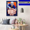 Connor McDavid Is Maurice Rocket Richard Trophy Winner Art Decor Poster Canvas