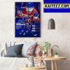 Edmonton Oilers 320 Goals Scored This Season Art Decor Poster Canvas