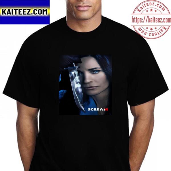 Courteney Cox As Gale Weathers In The Scream VI Movie Vintage T-Shirt