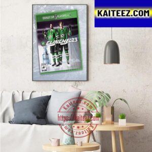 Dallas Stars Clinched 2023 Playoff Stanley Cup Art Decor Poster Canvas