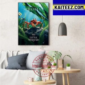 Daveed Diggs As Sebastian In The Little Mermaid 2023 Of Disney Art Decor Poster Canvas