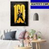 David Pastrnak 100 Points With Boston Bruins In NHL Art Decor Poster Canvas