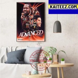 Denver Nuggets Advanced Round 2 2023 NBA Playoffs Art Decor Poster Canvas