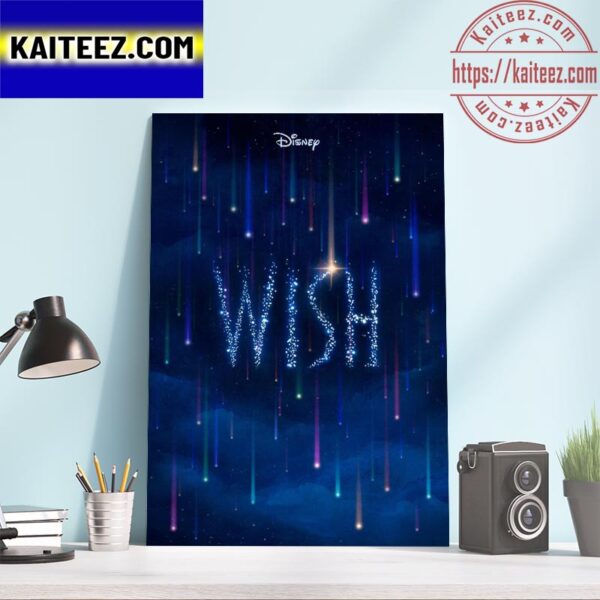 Disneys Wish Official Teaser Poster Art Decor Poster Canvas