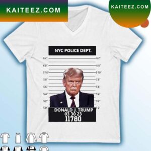 Donald Trump Mugshot NYC Police Dept T-Shirt
