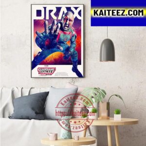 Drax In Guardians Of The Galaxy Vol 3 Marvel Studios Art Decor Poster Canvas