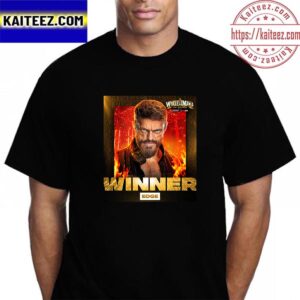 Edge Is The Winner Hell In A Cell At WWE WrestleMania Goes Hollywood Vintage Tshirt