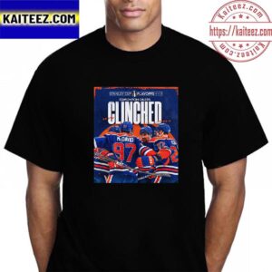 Edmonton Oilers Clinched Stanley Cup Playoffs 2023 Vintage Tshirt