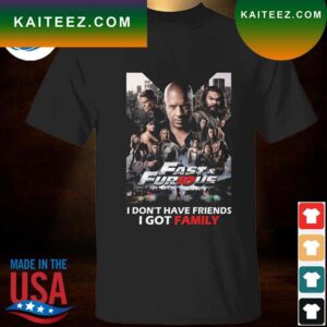 Fast Furious I Don’t Have Friends I Got Family 2023 T-shirt