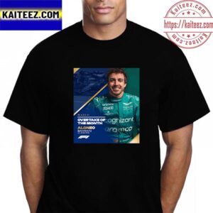 Fernando Alonso Is Overtake Of The Month Award Winner Vintage Tshirt