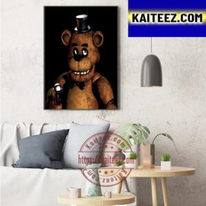 Five Nights At Freddys Official Poster Art Decor Poster Canvas