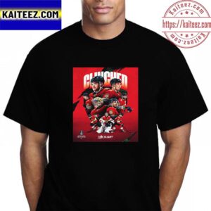 Florida Panthers Clinched 2023 Stanley Cup Playoffs Vintage T-Shirt
