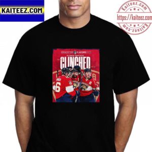 Florida Panthers Clinched Stanley Cup Playoffs NHL 2023 Vintage T-Shirt
