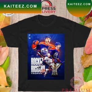 Funny Connor Mcdavid Art ross trophy signature T-shirt