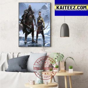 God Of War On PlayStation Productions Art Decor Poster Canvas