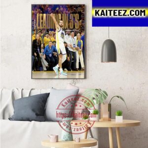Golden State Warriors Leading In 3’S 2023 NBA Playoffs Art Decor Poster Canvas
