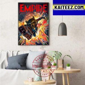 Guardians Of The Galaxy Vol 3 Cover Of Empire Magazine Art Decor Poster Canvas