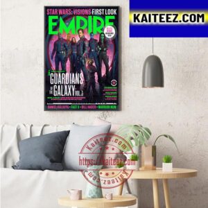 Guardians Of The Galaxy Vol 3 EMPIRE Magazine Cover Art Decor Poster Canvas