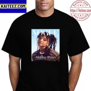 Halle Bailey On Cover British Vogue Vintage T-Shirt
