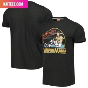 Homage Charcoal Shawn Michaels WWE Fan Gifts T-Shirt