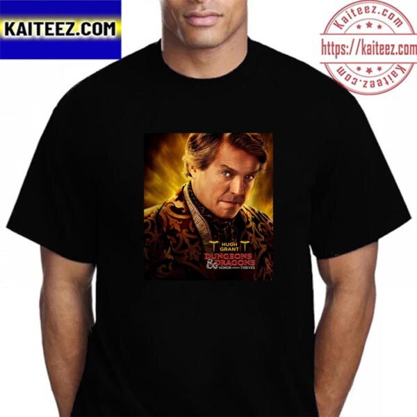 Hugh Grant As Forge Fitzwilliam The Rogue In The Dungeons And Dragons Honor Among Thieves Vintage T-Shirt